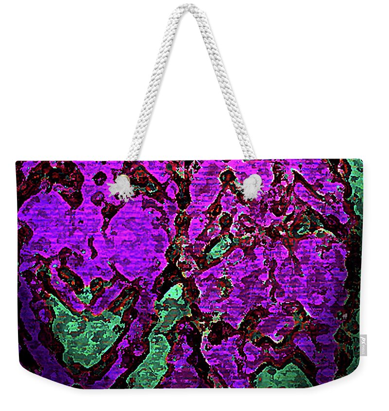 Digital Weekender Tote Bag featuring the painting Theater Of Emotion by Robyn Louisell