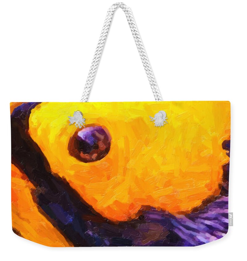 'beasts Creatures And Critters' Collection By Serge Averbukh Weekender Tote Bag featuring the digital art They Are Watching No. 6 by Serge Averbukh