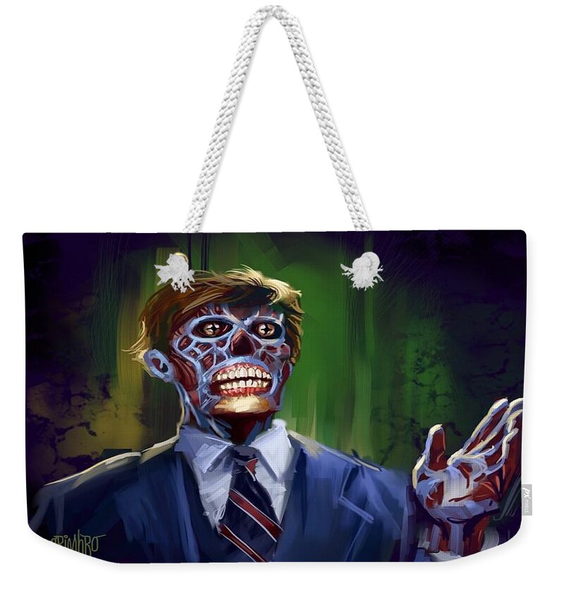 They Live Weekender Tote Bag featuring the digital art They Live by Maye Loeser