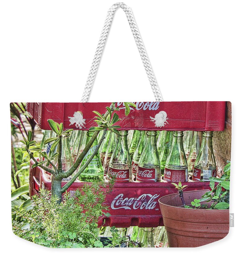 Coca-cola Weekender Tote Bag featuring the photograph Things Go Better With Coke by Bert Peake