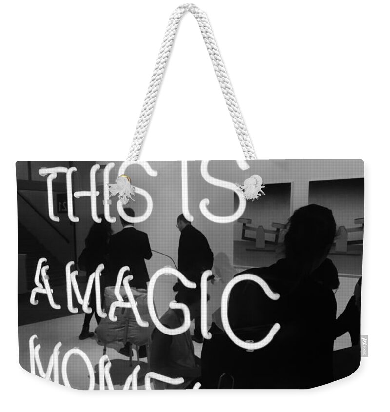 Magic Weekender Tote Bag featuring the photograph This is a magic moment by Funkpix Photo Hunter
