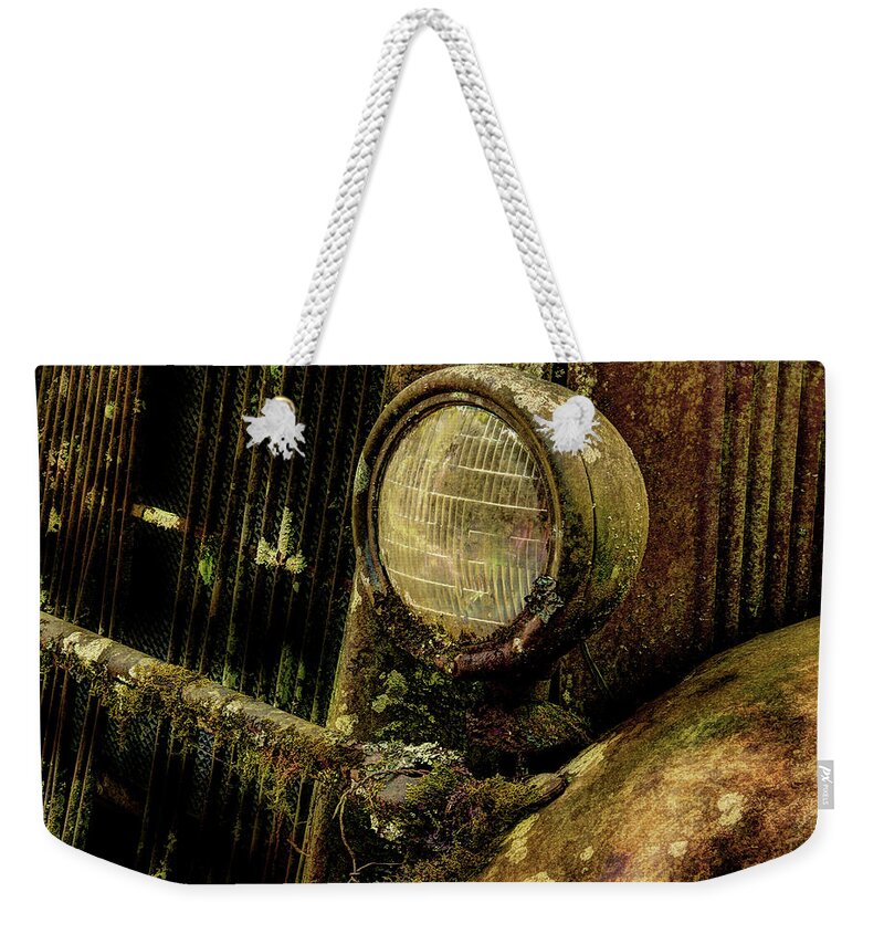 Antique Truck Weekender Tote Bag featuring the photograph This Old Truck by Mike Eingle