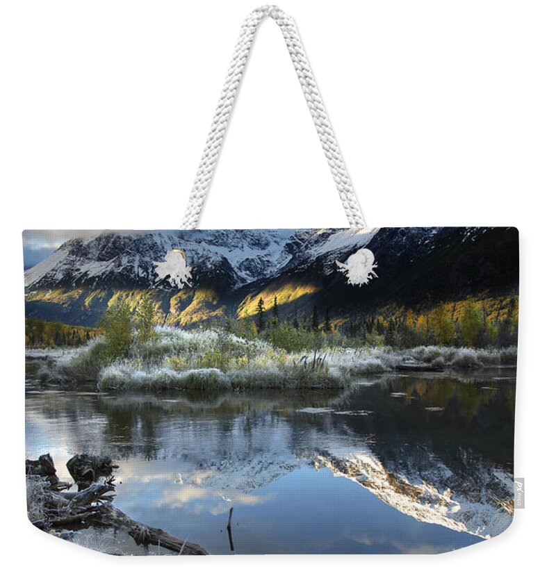 Alaska Weekender Tote Bag featuring the photograph Thoreau by Ed Boudreau