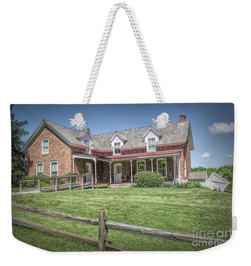 Thornton Mansion Weekender Tote Bag featuring the photograph Thornton Mansion by Lynn Sprowl