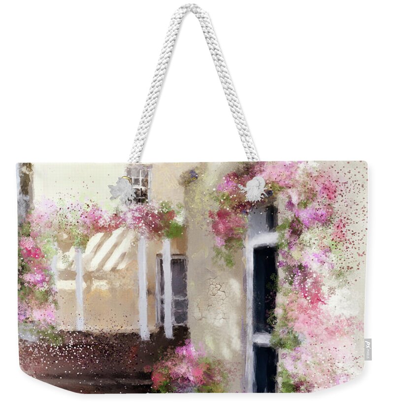 Spring Weekender Tote Bag featuring the digital art Those Fresh Spring Mornings by Lois Bryan