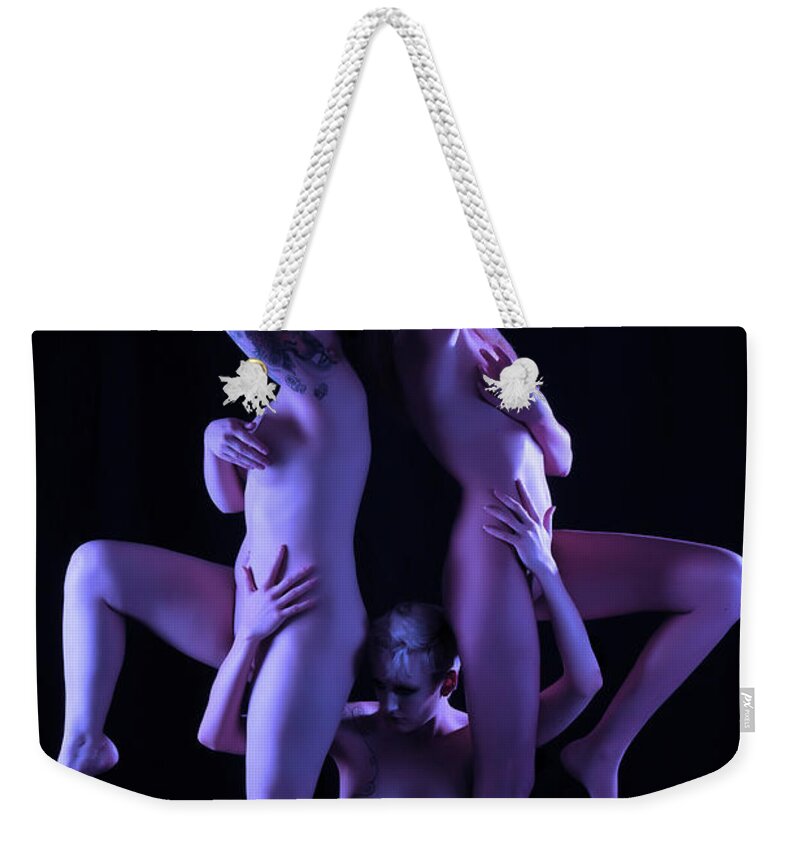 Artistic Photographs Weekender Tote Bag featuring the photograph Three Sisters by Robert WK Clark