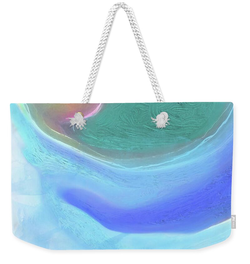 Oceana Weekender Tote Bag featuring the digital art Tidal Pool by Gina Harrison
