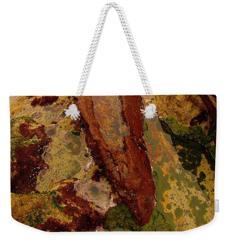 Tide Pool Weekender Tote Bag featuring the photograph Tide Pool by Harry Spitz