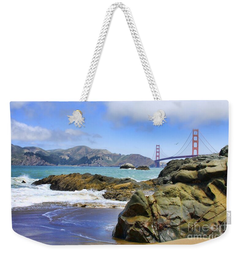 Landscape Weekender Tote Bag featuring the photograph Tide's Been A Turning by Xine Segalas
