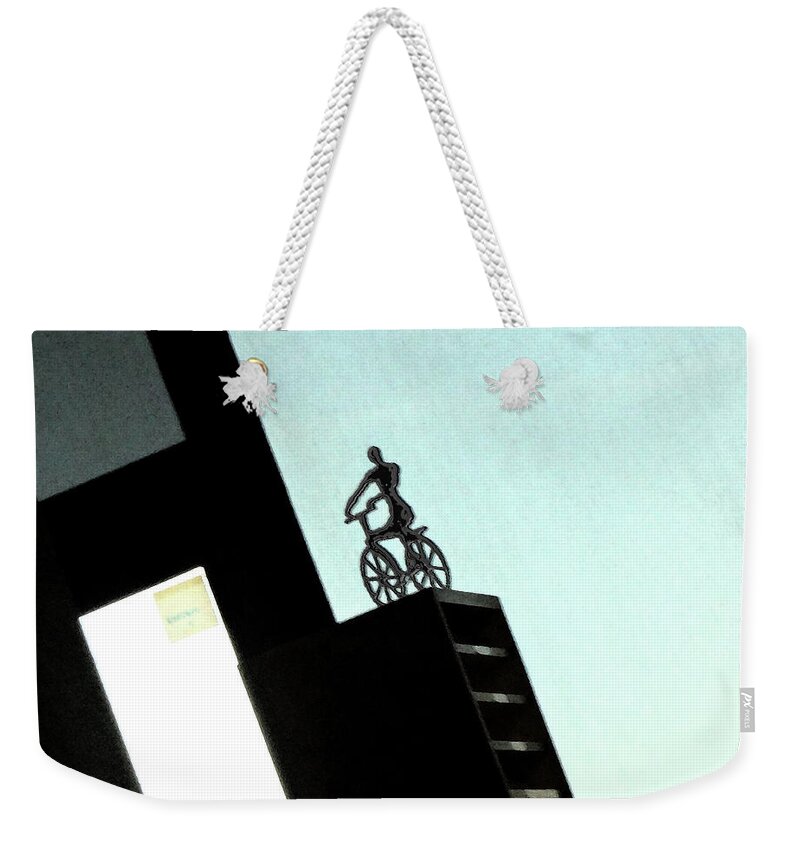 Abstracts Weekender Tote Bag featuring the photograph Tilt by Bruce IORIO