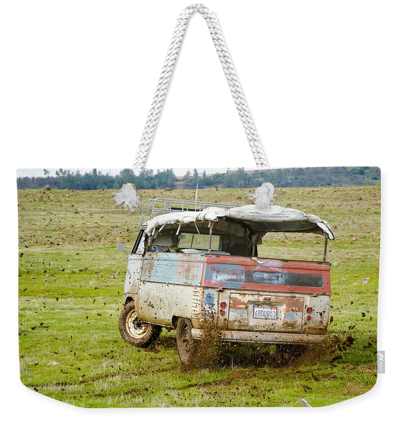 Mount Shasta Weekender Tote Bag featuring the photograph Time to Make the Donuts by Richard Kimbrough