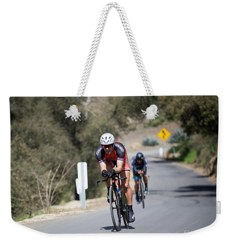 Tour Of Murrieta Weekender Tote Bag featuring the photograph Time Trial 10 by Dusty Wynne
