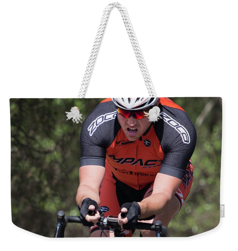 Tour Of Murrieta Weekender Tote Bag featuring the photograph Time Trial 13 by Dusty Wynne