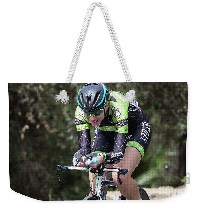 Tour Of Murrieta Weekender Tote Bag featuring the photograph Time Trial 28 by Dusty Wynne
