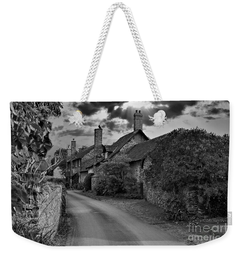 Black And White Weekender Tote Bag featuring the photograph Timeless Bossingham by Richard Denyer