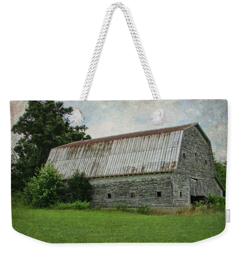Victor Montgomery Weekender Tote Bag featuring the photograph Tin Roof Rusted by Vic Montgomery
