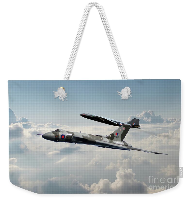 Vulcan Weekender Tote Bag featuring the digital art To The Sky by Airpower Art