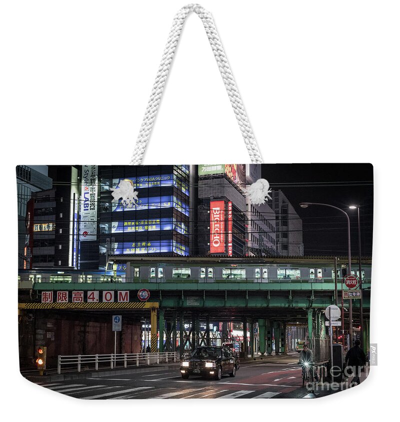 People Weekender Tote Bag featuring the photograph Tokyo Transportation, Japan by Perry Rodriguez