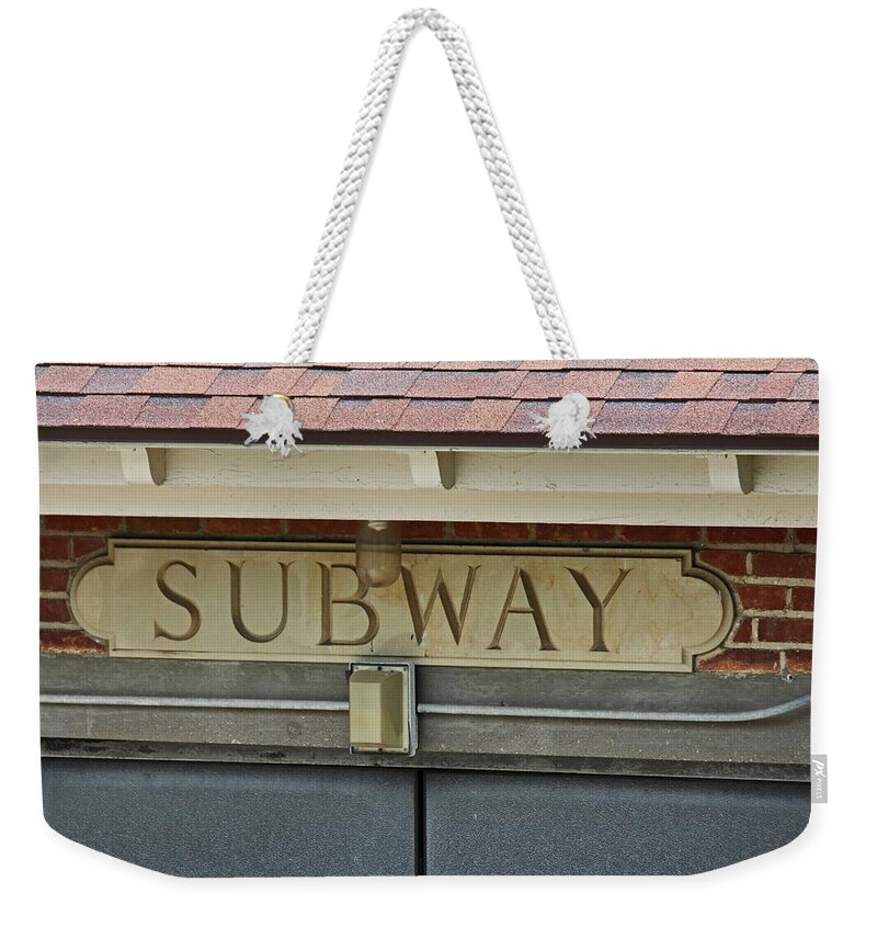 Toledo Weekender Tote Bag featuring the photograph Toledo Zoo Subway II by Michiale Schneider