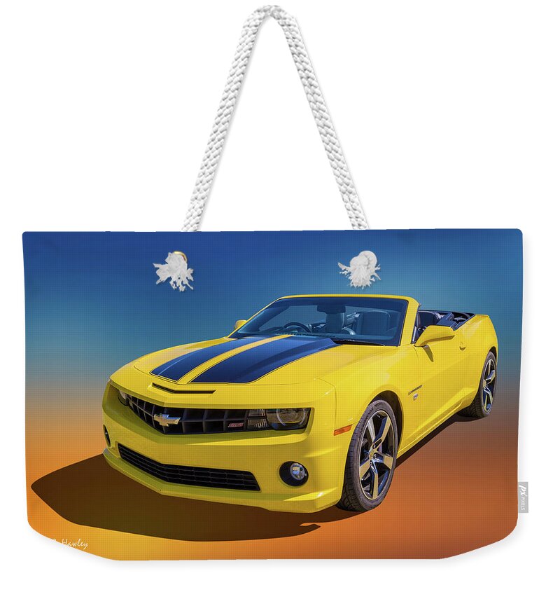 Chev Weekender Tote Bag featuring the photograph Top Down Beauty by Keith Hawley
