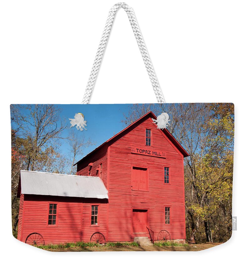 Missouri. Ozarks. Nature Weekender Tote Bag featuring the photograph Topaz Mill by Steve Stuller