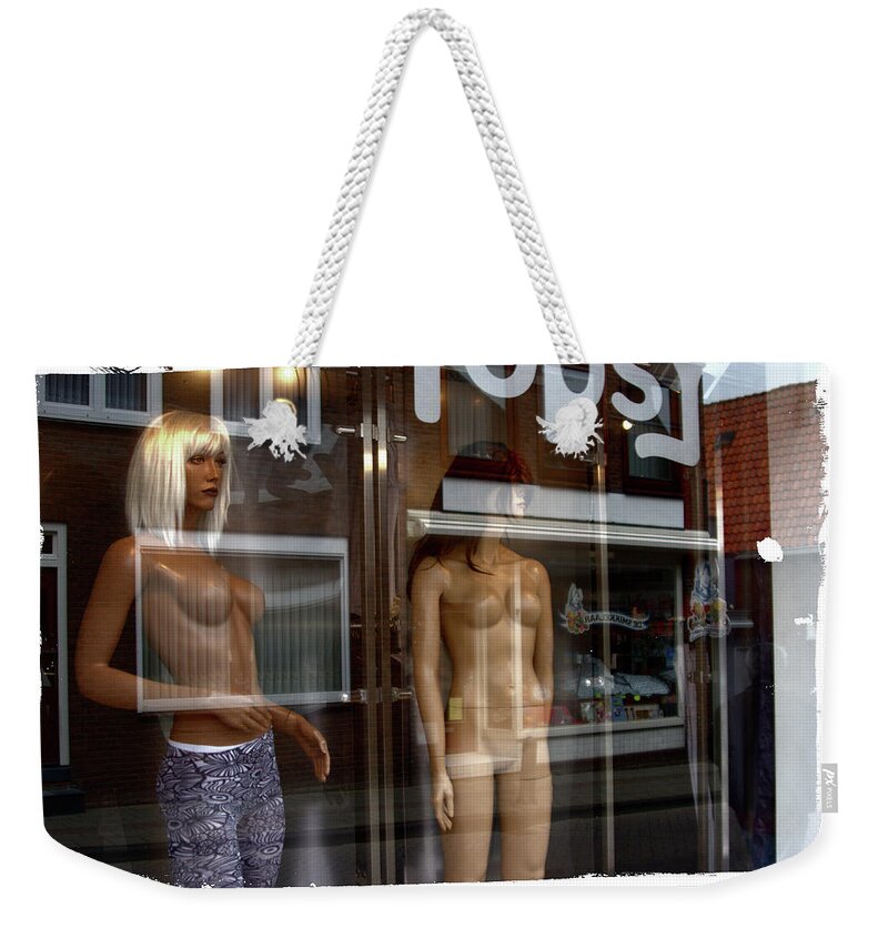 Mannequins Weekender Tote Bag featuring the photograph Topsy by Hugh Smith