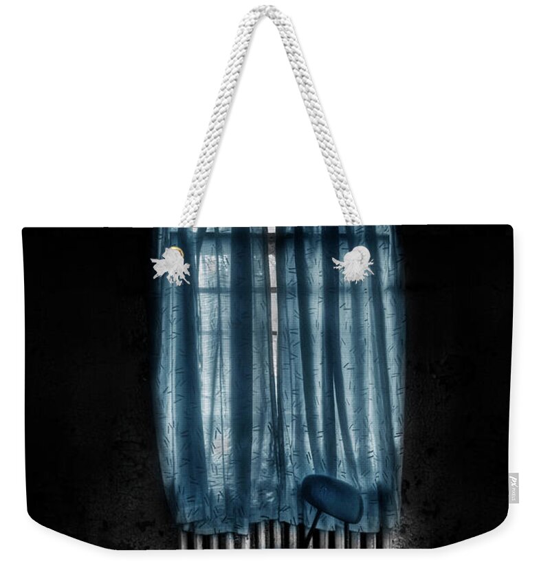 Chair Weekender Tote Bag featuring the photograph Tormented In Grace by Evelina Kremsdorf