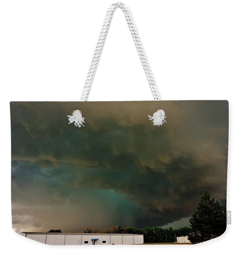 Cloud Weekender Tote Bag featuring the photograph Tornadic Supercell by Ed Sweeney