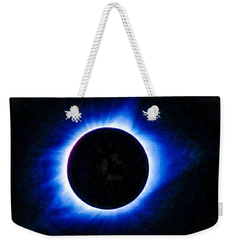 Science Weekender Tote Bag featuring the photograph Totality by Michael Nowotny