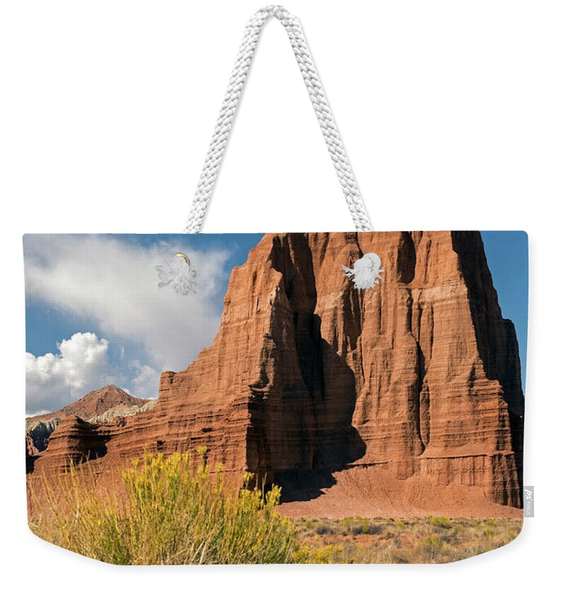Tower Weekender Tote Bag featuring the photograph Tower of the Sun by Cindy Murphy - NightVisions