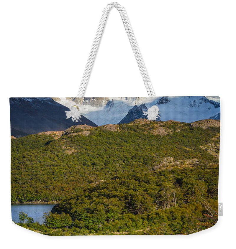 America Weekender Tote Bag featuring the photograph Towering Giant by Inge Johnsson