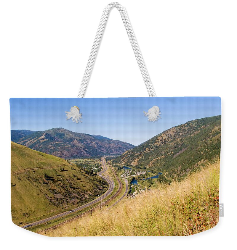 Adventure Weekender Tote Bag featuring the photograph Hellgate Canyon by Todd Bannor