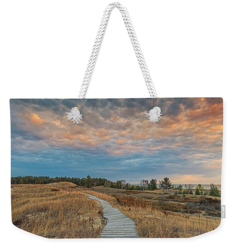 Autumn Weekender Tote Bag featuring the photograph Trailing Off by Andrew Slater