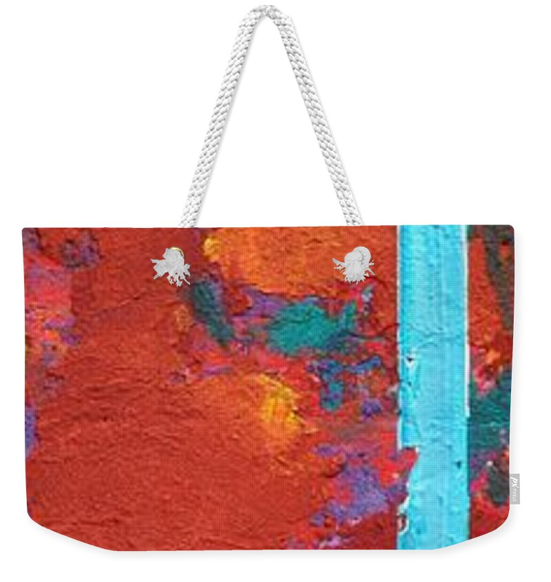 Sand-tile Weekender Tote Bag featuring the painting Tranquilizer by Eduard Meinema