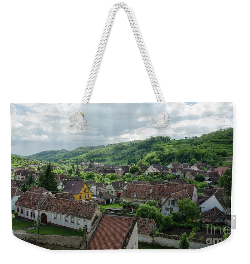 House Weekender Tote Bag featuring the photograph Transylvania Landscape 2 by Perry Rodriguez