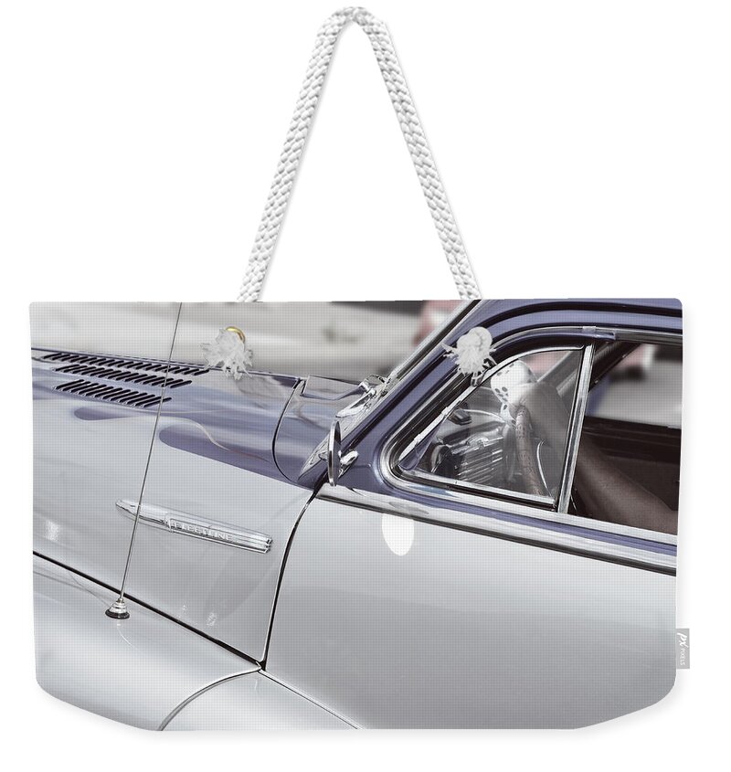 Car Weekender Tote Bag featuring the photograph Traveling Man by La Dolce Vita