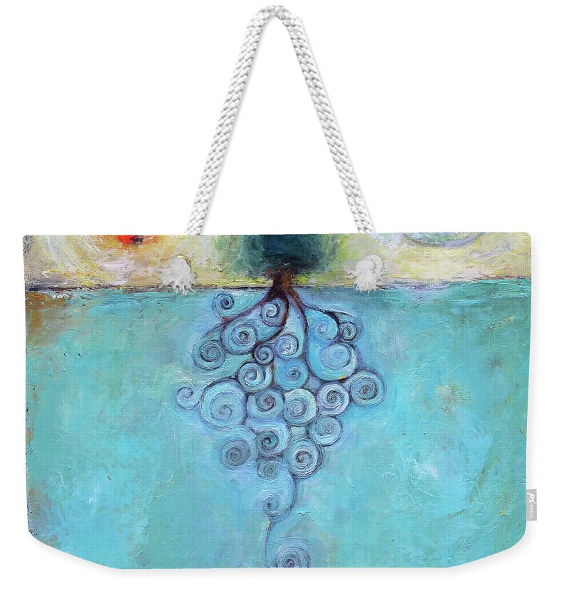 Tree Weekender Tote Bag featuring the painting Tree by Manami Lingerfelt