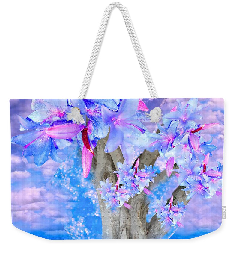 Tree Weekender Tote Bag featuring the painting Tree Of Hope by Saundra Myles