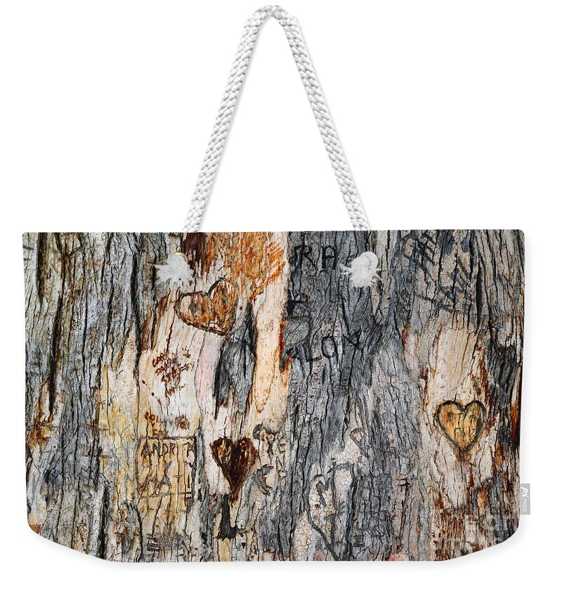 Valentines Day Weekender Tote Bag featuring the photograph Tree of Love 3 by James Brunker