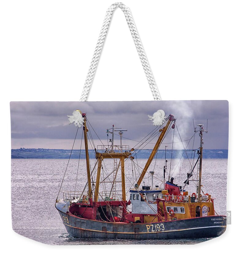Trevessa Ll Weekender Tote Bag featuring the photograph Trevessa ll PZ193 by Chris Thaxter