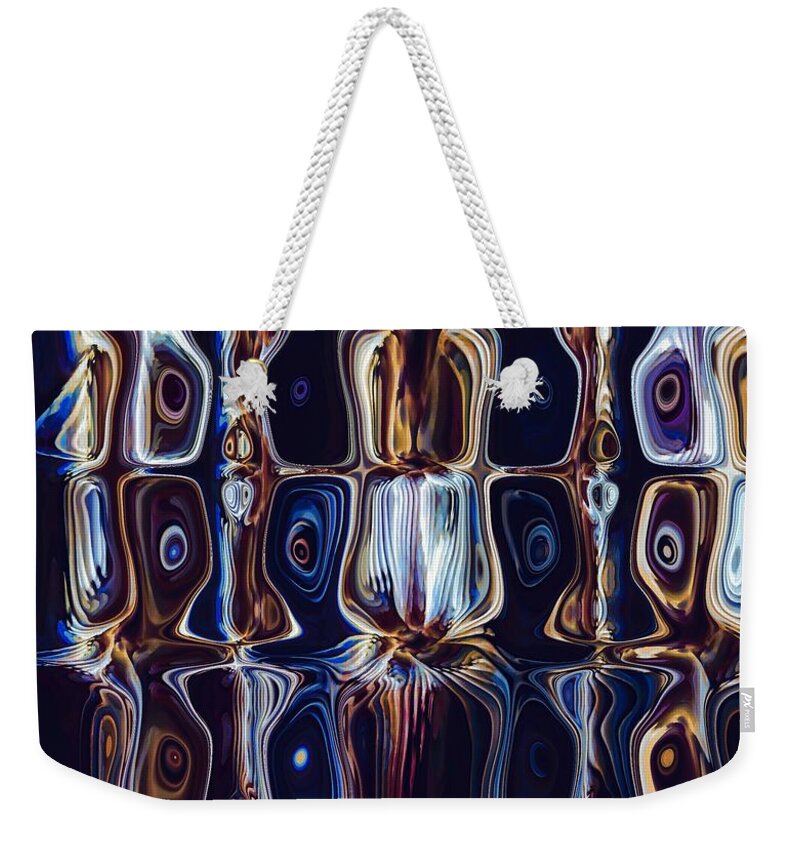 Digital Art Weekender Tote Bag featuring the digital art Trinity by Amanda Moore