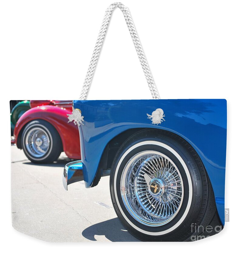 Classic Weekender Tote Bag featuring the photograph Triple Parked Number Three by Heather Kirk