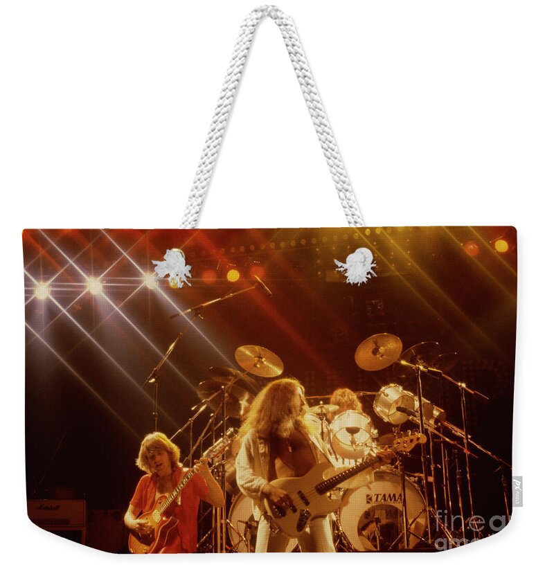 Concert Photos For Sale Weekender Tote Bag featuring the photograph Triumph at the Warfield Theater in San Francisco CA by Daniel Larsen