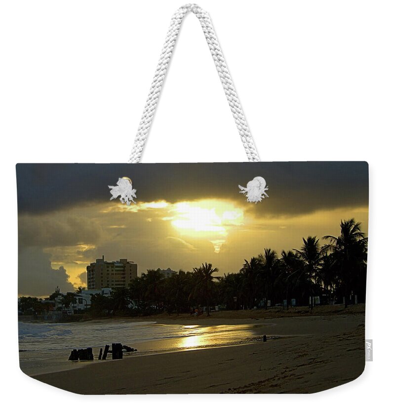 Seas Weekender Tote Bag featuring the photograph Tropical Sunrise I I I by Newwwman