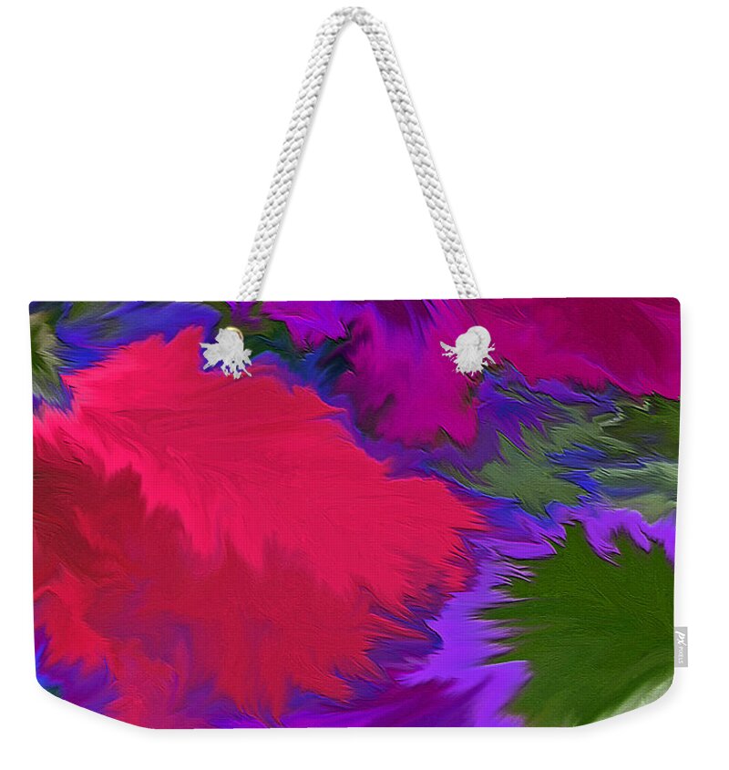 Mixed Media Art Weekender Tote Bag featuring the photograph Tropicana by Patricia Griffin Brett