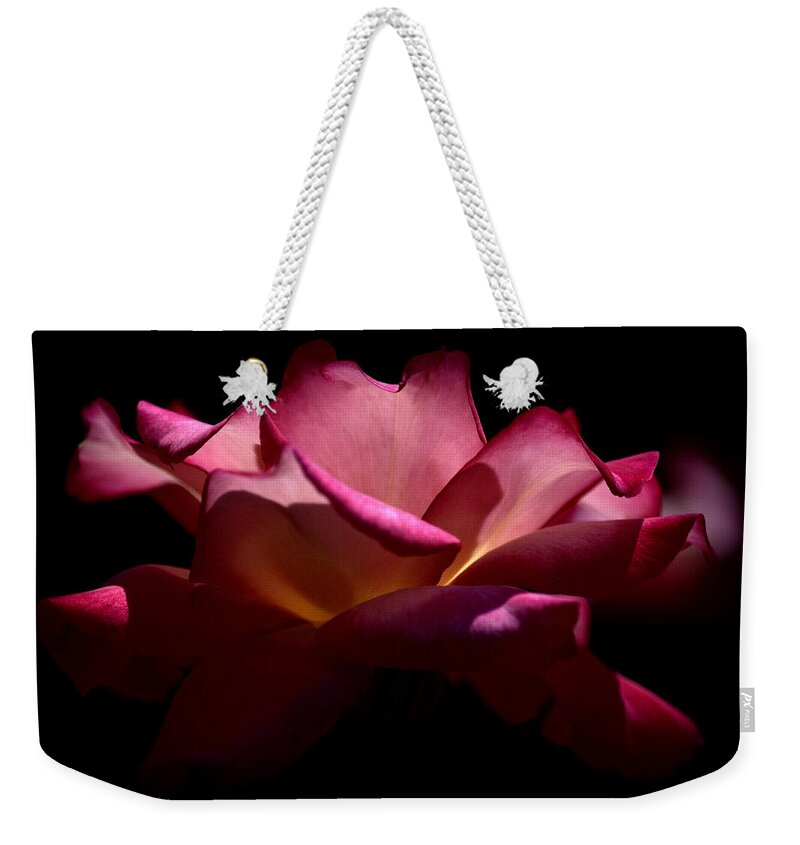 Rose Weekender Tote Bag featuring the photograph True Beauty by Lori Seaman