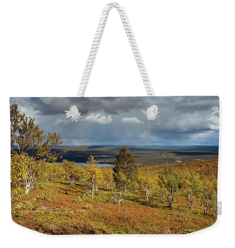 Rihmakuru Weekender Tote Bag featuring the photograph Tundra View by Aivar Mikko
