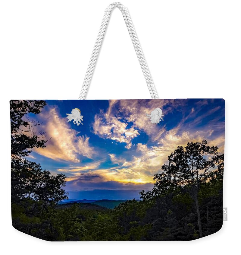  Weekender Tote Bag featuring the photograph Turn down the lights. by Kendall McKernon