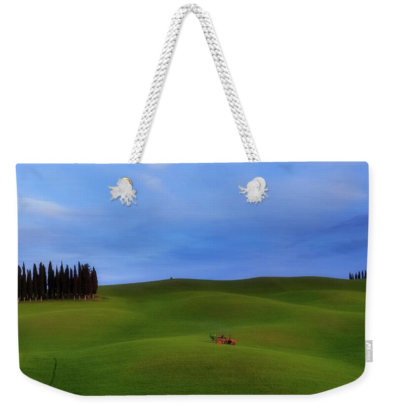 Tuscany Weekender Tote Bag featuring the photograph Tuscan Landscaping by Rob Davies