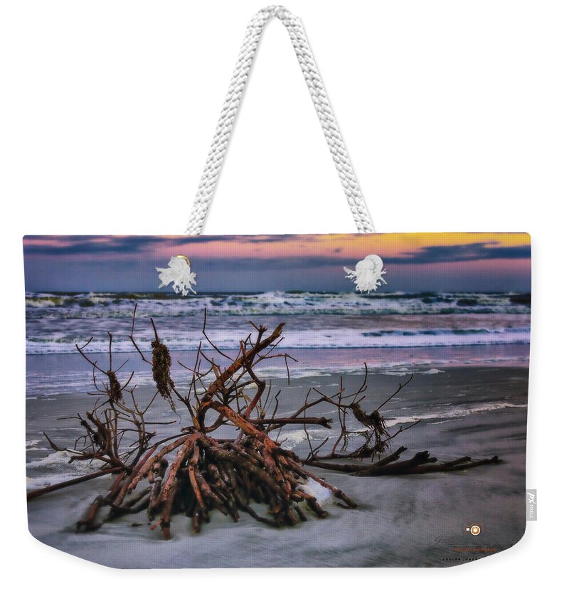 Beach Weekender Tote Bag featuring the photograph Twilight by Joseph Desiderio
